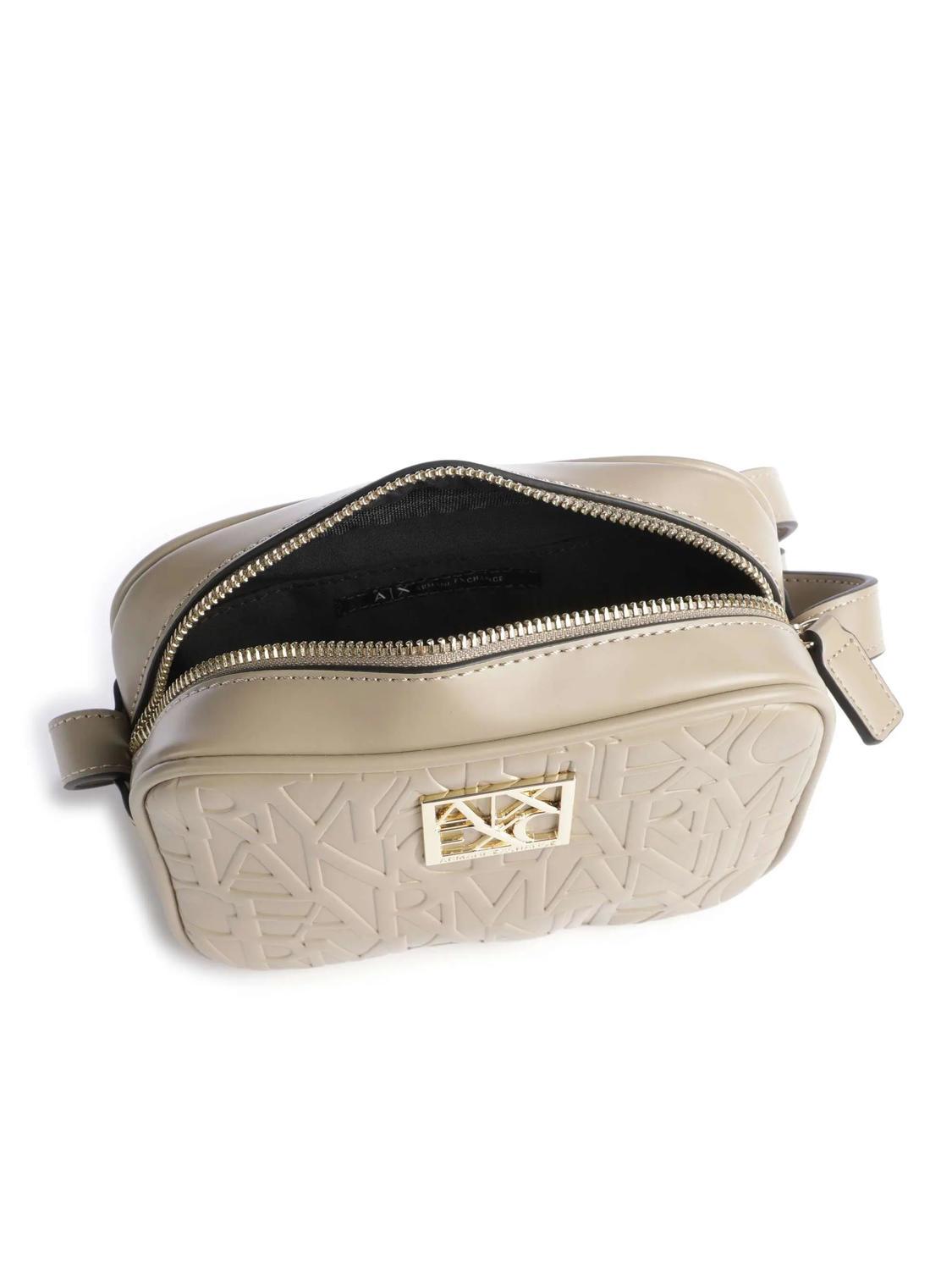 Armani Exchange Logo Embossed Shoulder Mini Bag Internship Buy At