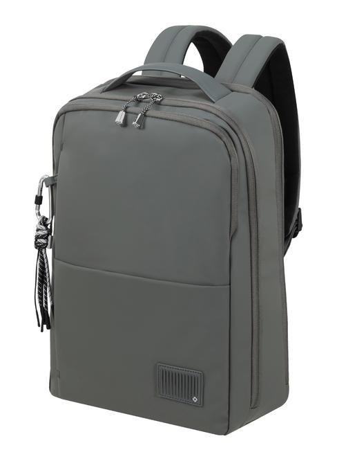 WANDER LAST 14.1" laptop backpack gunmetal green - Laptop backpacks