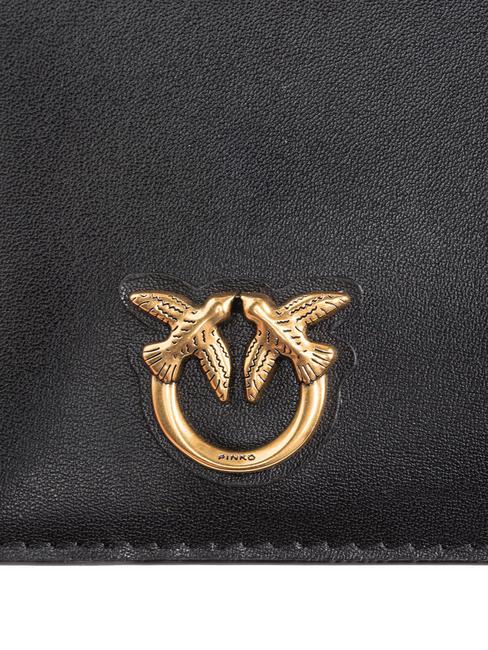 AIRONE Card holder / Coin purse black-antique gold - Women&rsquo;s Wallets