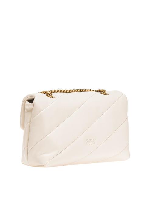 CLASSIC LOVE PUFF Nappa leather bag silk white-antique gold - Women&rsquo;s Bags