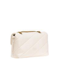 PINKO CLASSIC LOVE PUFF Nappa leather bag silk white-antique gold - Women&rsquo;s Bags - 3