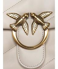 PINKO CLASSIC LOVE PUFF Nappa leather bag silk white-antique gold - Women&rsquo;s Bags - 4