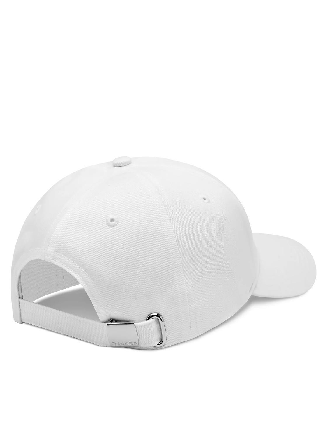 Calvin Klein Tonal Rubber Patch Baseball Hat Ck White - Buy At Outlet  Prices!