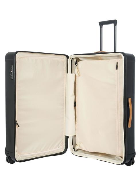 CAPRI Extra large trolley with USB port Black - Rigid Trolley Cases