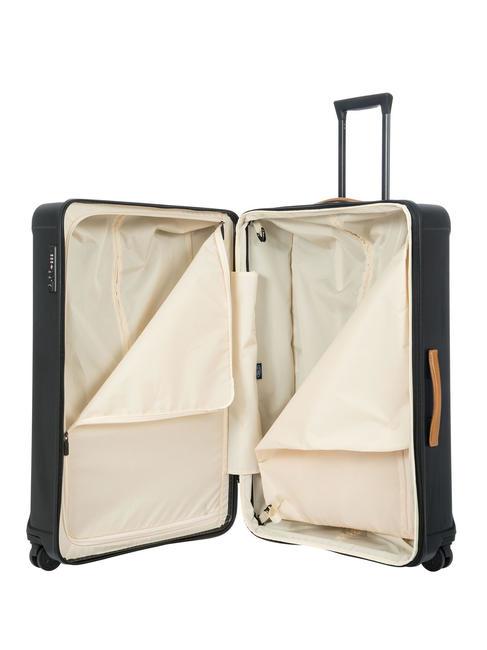 CAPRI Extra large trolley with USB port Black - Rigid Trolley Cases