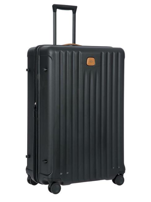CAPRI Extra large trolley with USB port Black - Rigid Trolley Cases