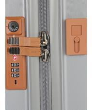 BRIC’S CAPRI Extra large trolley with USB port SILVER - Rigid Trolley Cases - 6