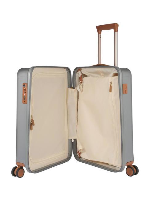 CAPRI Hand luggage with USB port SILVER - Hand luggage