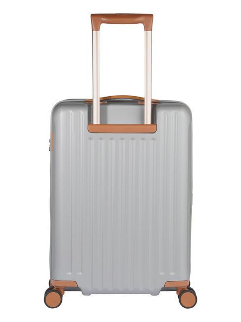 CAPRI Hand luggage with USB port SILVER - Hand luggage
