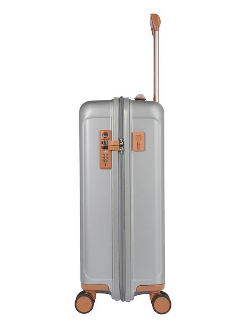 CAPRI Hand luggage with USB port SILVER - Hand luggage