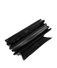 PIQUADRO MODUS  15.6" PC briefcase, in leather Black - Work Briefcases - 4