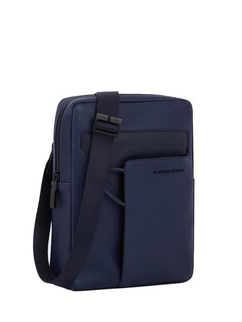 AYE Leather iPad bag blue - Over-the-shoulder Bags for Men