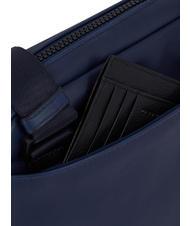 PIQUADRO AYE Leather iPad bag blue - Over-the-shoulder Bags for Men - 4