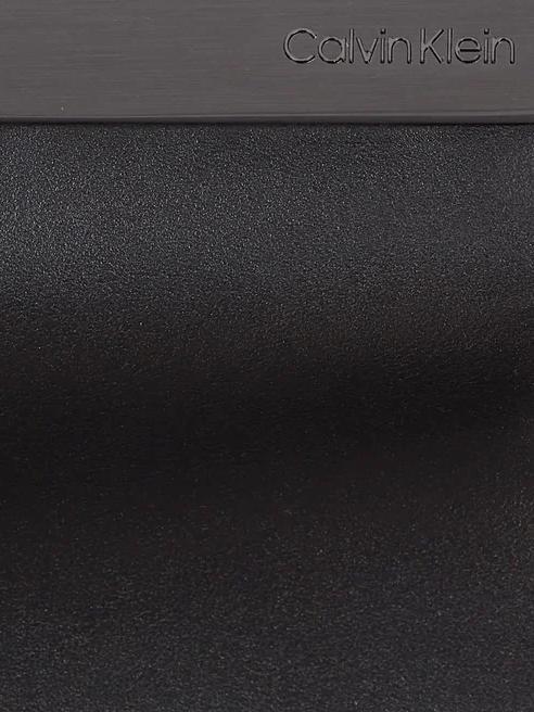 Calvin Klein Metal Edge Shoulder Bag With Flap Ckblack - Buy At 