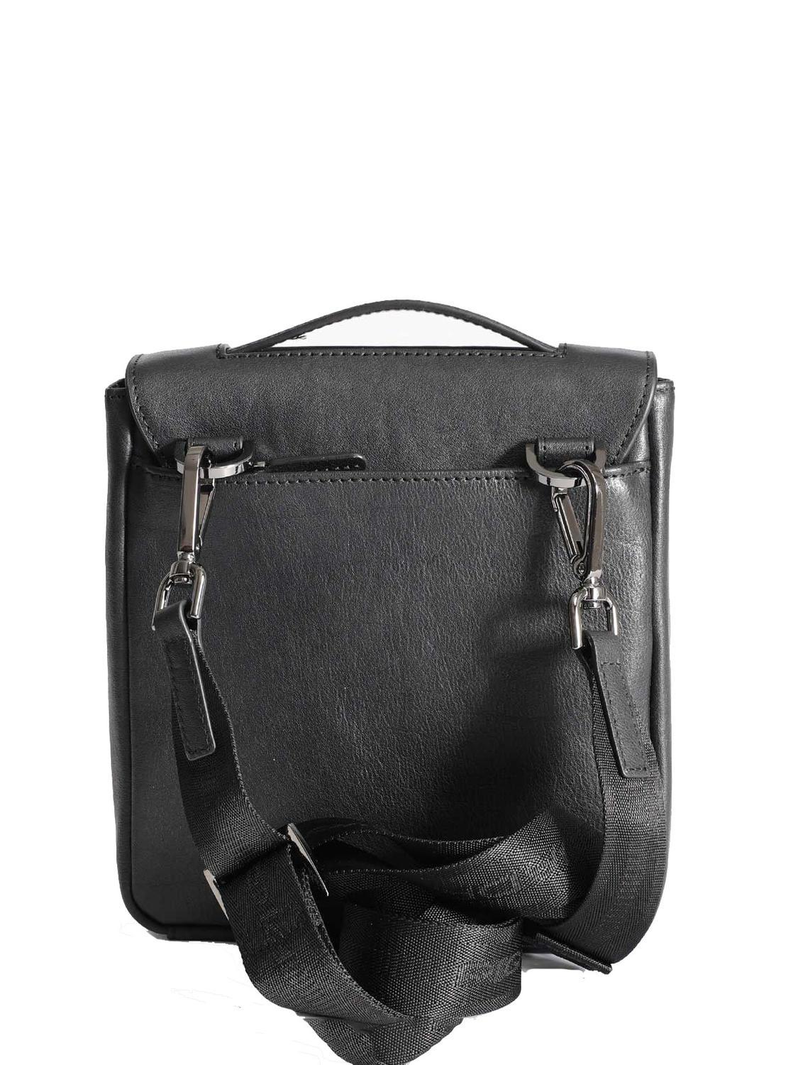 Square on sale leather bag