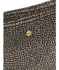 BORBONESE L'ECOLE NYLON Shoulder bag with three compartments OP / NATURAL / BLACK - Women&rsquo;s Bags - 3