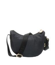 BORBONESE HOBO LUNA MINI ECO LINE Shoulder bag dark black - Women’s Bags - 3