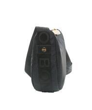 BORBONESE HOBO LUNA MINI ECO LINE Shoulder bag dark black - Women’s Bags - 4