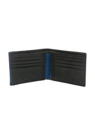 SPALDING STRIPE 8cc leather wallet black/navy - Men’s Wallets - 2