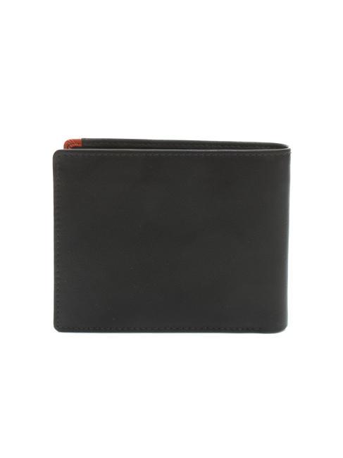 STRIPE 8cc leather wallet brown/orange - Men&rsquo;s Wallets