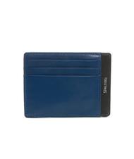 SPALDING STRIPE Leather credit card holder navy/brown - Men&rsquo;s Wallets - 2