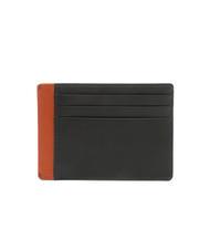 SPALDING STRIPE Leather credit card holder brown/orange - Men&rsquo;s Wallets - 2