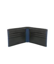 SPALDING STRIPE 8cc leather wallet navy/brown - Men&rsquo;s Wallets - 2