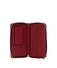 PIQUADRO CIRCLE  Zip Around wallet in leather red 6 - Women’s Wallets - 2