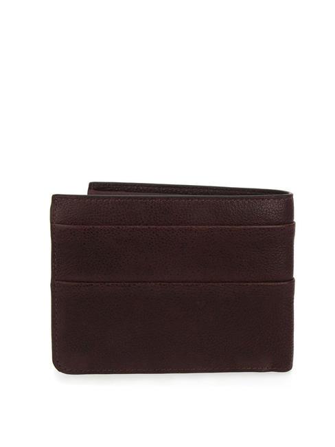 PAAVO Leather wallet, with coin purse MORO - Men’s Wallets