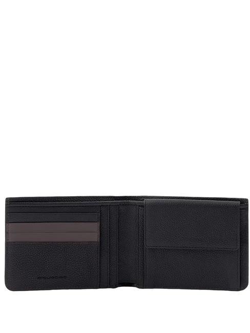 PAAVO Leather wallet, with coin purse Black - Men’s Wallets