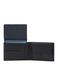 PIQUADRO FINN Medium leather wallet Black - Men’s Wallets - 2