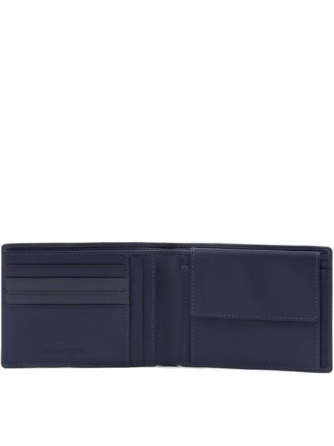 FINN Leather wallet, with coin purse blue - Men&rsquo;s Wallets