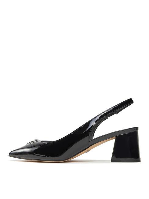 ZANDA Patent slingback pumps BLACK - Women&rsquo;s shoes
