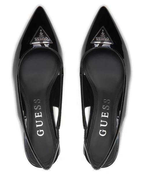 ZANDA Patent slingback pumps BLACK - Women&rsquo;s shoes