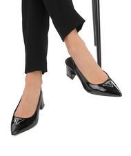 GUESS ZANDA Patent slingback pumps BLACK - Women&rsquo;s shoes - 8