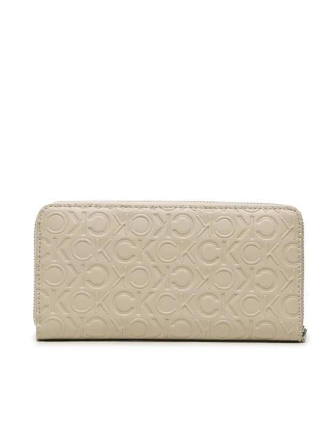 CK MUST Zip Around Wallet stoney beige - Women&rsquo;s Wallets