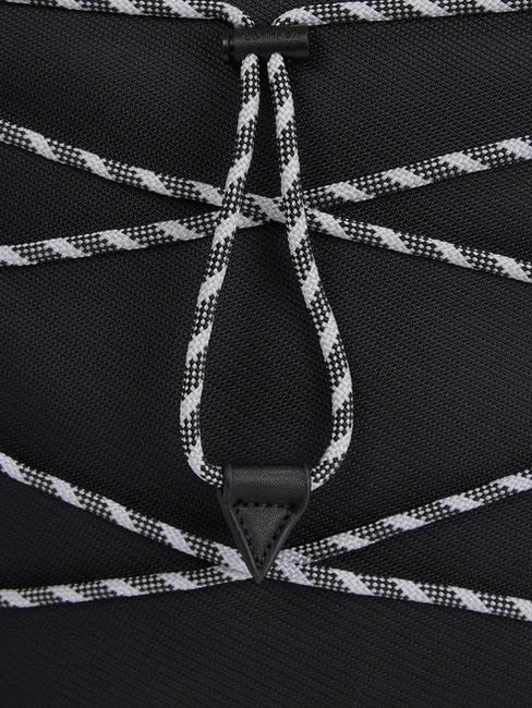 CK MUST T HIKE MONO Roll top laptop backpack 13" seasonal mono black - Laptop backpacks