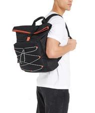 CALVIN KLEIN CK MUST T HIKE MONO Roll top laptop backpack 13" seasonal mono black - Laptop backpacks - 7