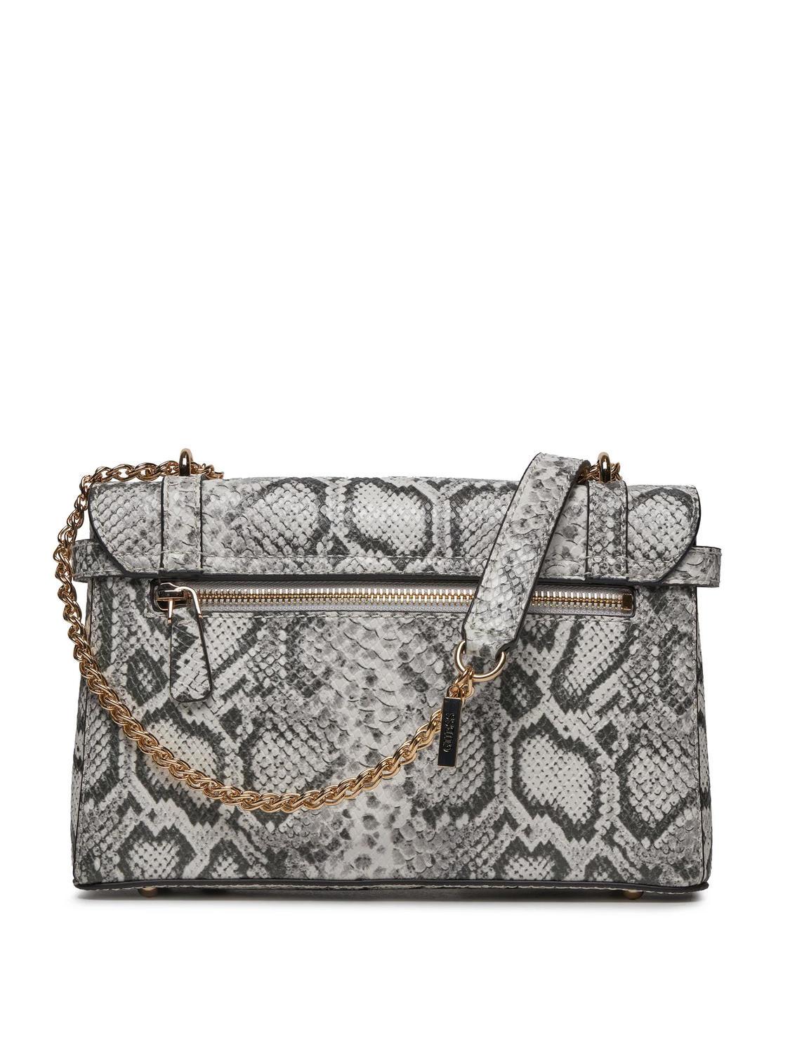 Guess Emilee Convertible Shoulder/Cross Body Bag Natural Multi 