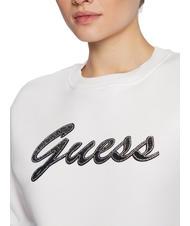 GUESS LOGO Sweatshirt with logo print purwhite - Women's Sweatshirts - 3