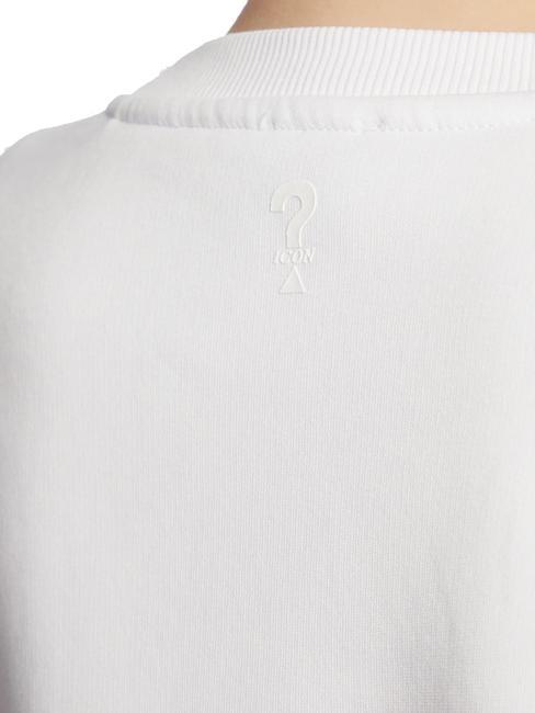 LOGO Sweatshirt with logo print purwhite - Women's Sweatshirts