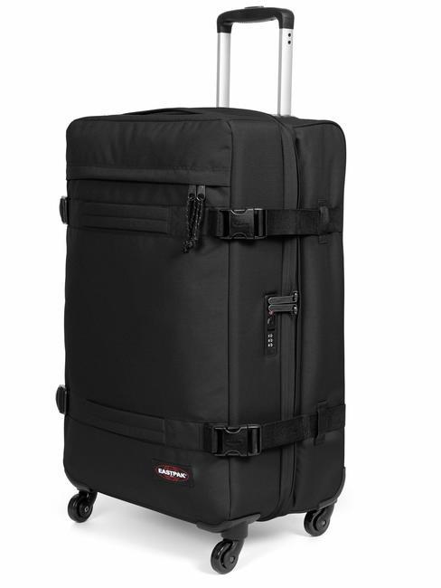TRANSIT R 4 XL Extra large trolley BLACK - Semi-rigid Trolley Cases