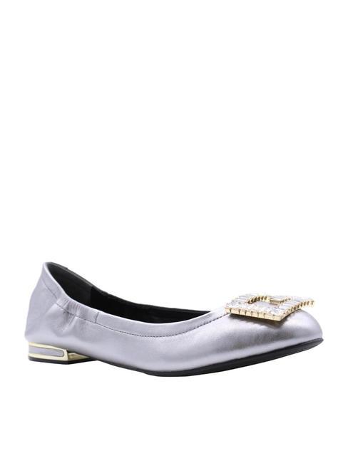 MICKLE Leather ballet flats pewter - Women’s shoes