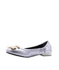 GUESS MICKLE Leather ballet flats pewter - Women’s shoes - 3