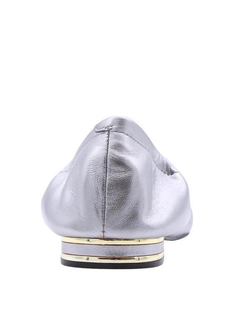 MICKLE Leather ballet flats pewter - Women’s shoes