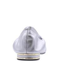 GUESS MICKLE Leather ballet flats pewter - Women’s shoes - 4