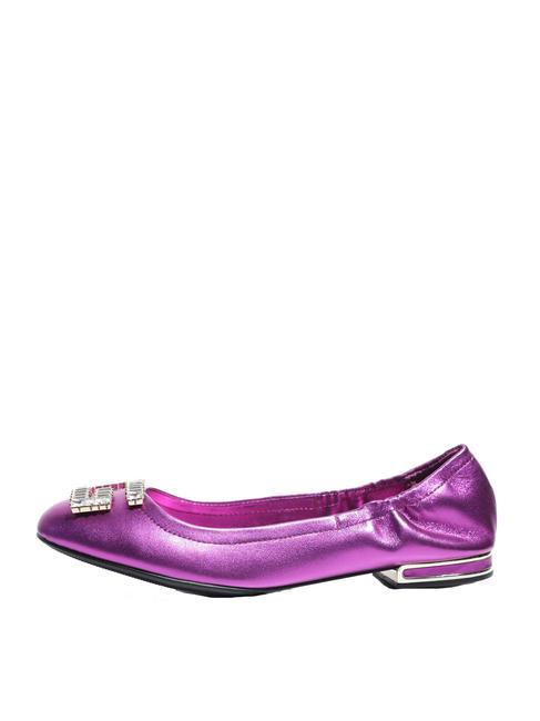 MICKLE Leather ballet flats fuchsia - Women’s shoes