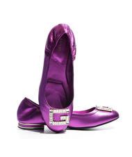 GUESS MICKLE Leather ballet flats fuchsia - Women’s shoes - 5
