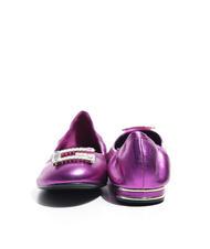 GUESS MICKLE Leather ballet flats fuchsia - Women&rsquo;s shoes - 4