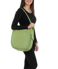LESAC TRIO Hammered leather backpack green apple - Women’s Bags - 6